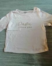 T shirt longue manche kiabi 9 mois ( 74 cm) 