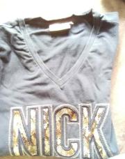 T shirt nikelson bleu 