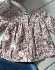 Chemise à fleurs 9 mois TAO 