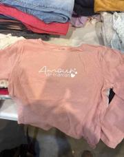 Blouse rose amour de maman 