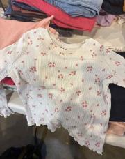 Blouse 4 ans fleurs 