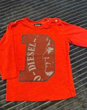 Pull rouge diesel 18 mois 