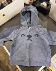 Gilet ourson bleu 9mois