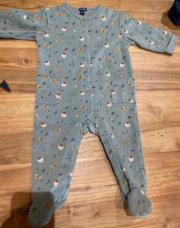 Pyjama Kiabi hiver 12 mois vert 