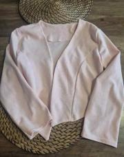 Veste cache coeur rose tu