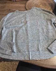 Pull gris argenté amisu taille s
