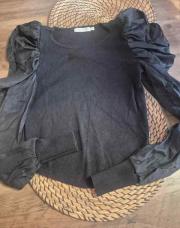 Pull noir flamand rose taille M/L