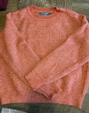 Pull orange taille M primark