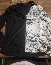 Blousse fluide noir et blanc shein taille s