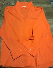 Chemiser orange taille 36