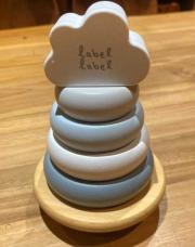 LABEL LABEL Jeu anneaux bois 