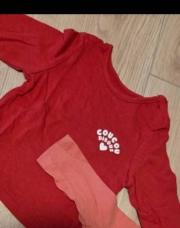 T-shirt l.manches 3mois rouge