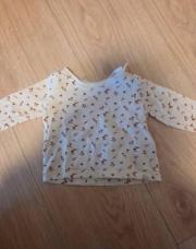 T-shirt l.manches fleurs 62cm