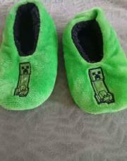 Pantoufles Minecraft 