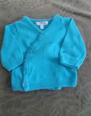 Gilet naissance bleu 