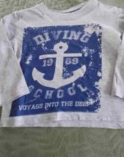 Sous pull 2 ans gris 