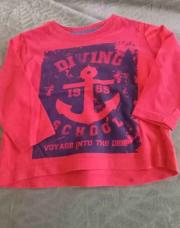 Sous pull 2 ans rouge