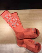 Chaussettes couleur orange Décathlon - taille 31/34