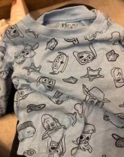 Thélio haut toy story bleu 