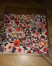 Neuf, lot de 2 lingettes lavable leuri