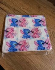 Neuf lot de 2 coton lavable stitch 