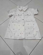 robe zara 18 mois blanc fleuri