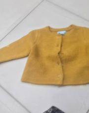 gilet okaidi 6 mois moutarde