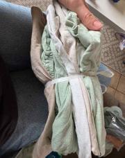 6 draps neufs pour couffin 