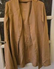 Veste tailleur camel 40/42 manches ouvertes 