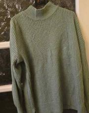 Pull vert tricot Defacto L 