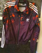 Veste de survêtement Adidas M fleurie