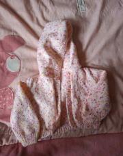 Gillet crochet rose 3 mois 