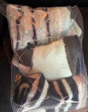 Lot de 3 chaussettes bleu clair et bleu foncé 14/18