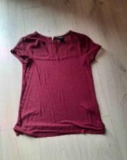 Blouse bordeau h&m