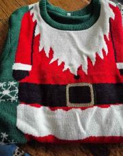 Pull noel vert Xl