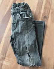 Jean gris zara à trous