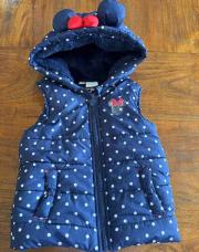 Doudoune sans manches Minnie 24 mois 86cm