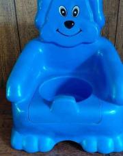 Petit pot ourson bleu
