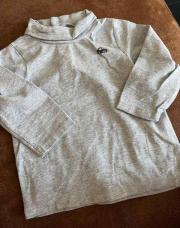 T shirt longue manche col gris orchestra 9 mois