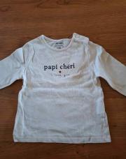 T-shirt longue manche 74 cm