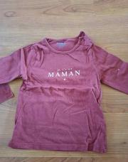 T-shirt longue manche 74 cm
