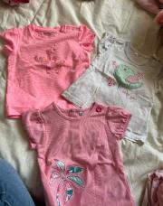 Lot t shirt rose flash blanc 6M
