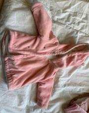 Doudoune rose clair 6M