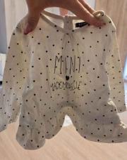 T-shirt l.manches à pois 6m