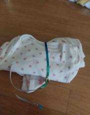 Lot body longue manche rose 50-56cm