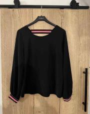 Blouse élastique rouge et blanc taille unique 