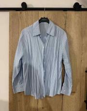 Chemise à ligne bleu taille M 