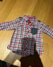 Chemise rouge et bleu orchestra 