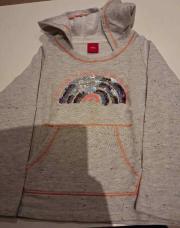 Sweat 3 ans gris arc en ciel 