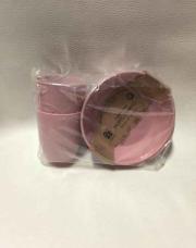 2 bols+2 gobelets rose poudré de la marque MUMS Sebra 
